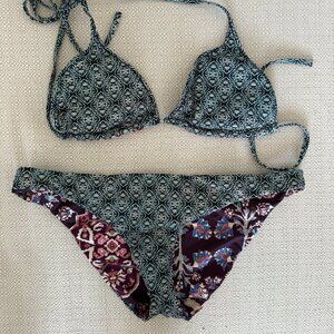 Tiger lily reversible bikini